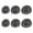 Black, variant on Multiple Size Ear Tips Earplugs for LIVE 2 In Ear Earphones Devices Easy to Replace 3 Sizes Set