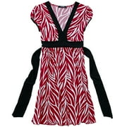 Juniors Banded Print Jersey Dress