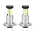 thumbnail image 1 of 2X H7 LED Headlight Bulb Kit High Low Beam 100W 30000LM Super 6000K White, 1 of 9