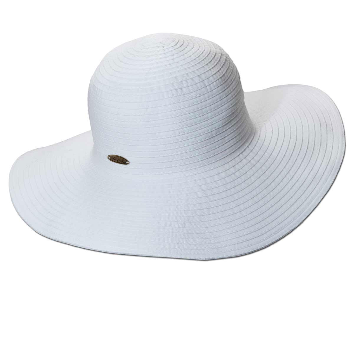 Panama Jack Women's Ribbon Floppy Packable Sun Hat, 4\
