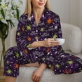 thumbnail image 6 of Sikiie Halloween Women's Long-Sleeve Shirt and Full-Length Bottom Pajama Set (s-xxl)-XX-Large, 6 of 7