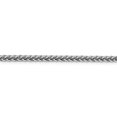 thumbnail image 2 of TheJewelryHut Designer 14k WG 3.5mm Semi-solid 3-Wire Wheat Chain, 2 of 2