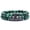 Green, variant on 2pcs/ set Trendy 8mm Tiger Eye Stone Round Beads Elastic Yoga Bracelet for Men, Holiday Birthday Gift for Boyfriends, Father's Day Gift,Red