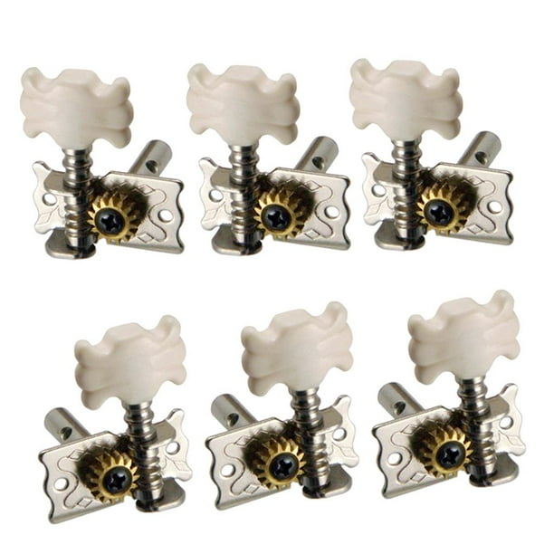 Sintonizador de cabezales de de guitarra abierta de 6 piezas para piezas de guitarra acústica popular CUTICAT Llaves de afinación de la guitarra clásica