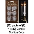 thumbnail image 4 of Candle Suction Cups: Clear, 6 pack, 4 of 4