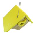 thumbnail image 3 of Nature Products USA Classic Cedar & Recycled Poly Lumber Wren Birdhouse with Predator Guard (Yellow), 3 of 7