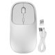 thumbnail image 1 of Wireless Mouse 2.4GHz Metal Durable Portable Slim Design Rechargeable Adjustable DPI Office Mouse with USB Receiver, 1 of 4