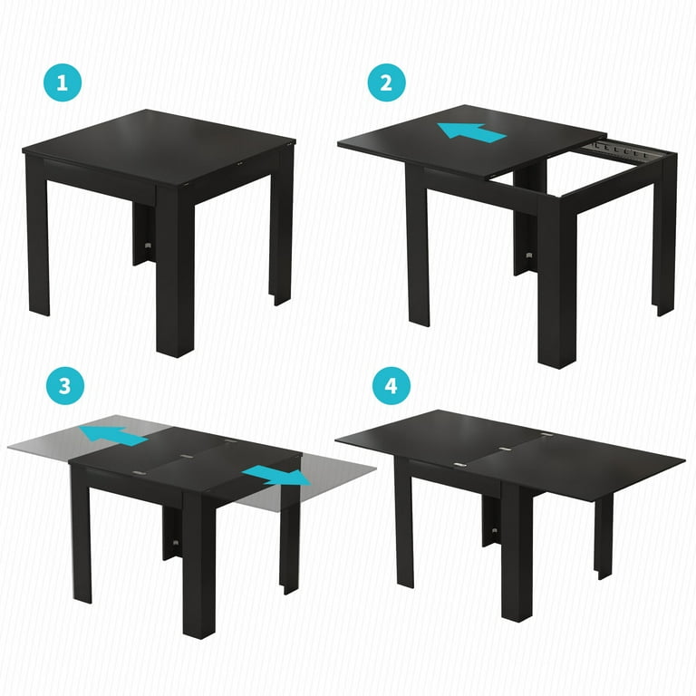 Small square extendable dining table and chairs clearance