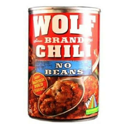 - Wolf No Beans Chili, 15 Ounce