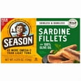 thumbnail image 4 of Season Sardines in Olive Oil | Skinless & Boneless, Gluten Free, Keto, Paleo, Kosher, Omega-3 Fatty Acids, Sugar Free, Salt Added | Wild Caught & Sustainable Fresh Fish | 4.375 oz (Pack of 6), 4 of 5