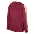 thumbnail image 3 of Youth Colosseum Garnet Florida State Seminoles Lumen Long Sleeve Quarter-Zip Hooded Windshirt, 3 of 3