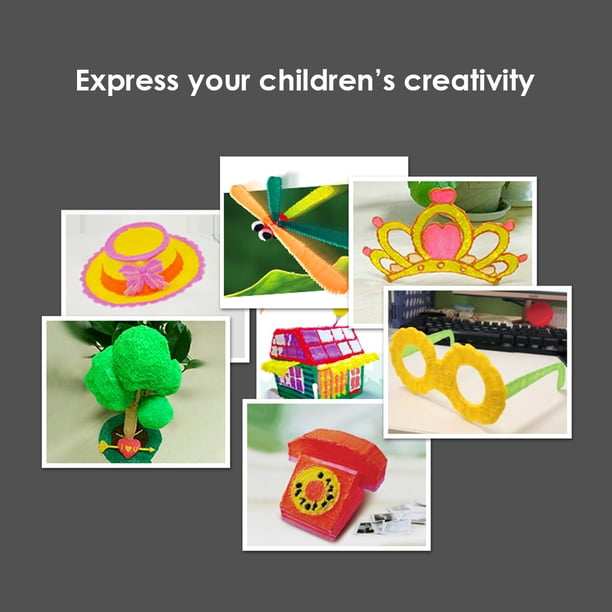 Bolígrafo de impresión 3D con kit de filamentos para niños herramienta de dibujo y pintura regalo creativo