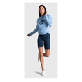 thumbnail image 2 of Ideology Women Colorblock High Rise Stash Pocket Ins 10 Biker Shorts, Ocean, XS, 2 of 2