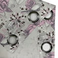thumbnail image 5 of Ambesonne Tea Party Grommet Curtain, Romantic Roses Birds, 50" x 63", Pale Pink Dust, 5 of 6