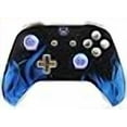 thumbnail image 2 of "Chromium Blue Fire" Manette Personnalisée Non Modifiée compatible avec Xbox One S Design Unique (avec Prise 3,5), 2 of 4