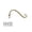 #5345-Bronze, variant on Cevemin Wrought Iron Wall Mount Flower Basket Hook Curved Bracket For Lantern Wind Chime Bird Feeder