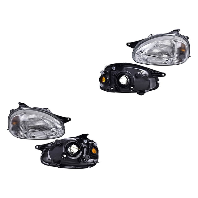 Par de Faros Monza 1997 A 2000 Chevrolet DEPO .