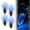 Blue, variant on 4 Pcs LED Tire Valve Stem Cap Lights,Glow in The Dark Tire Valve Caps, Cool Car Decoration Accessories, Cool Modify Neon Valve Wheel Light Assemble