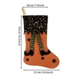 thumbnail image 3 of Christmas Stocking, Witch Legs Christmas Stocking with Sequins, Christmas＆Halloween Holiday Party Decorations, 3 of 5