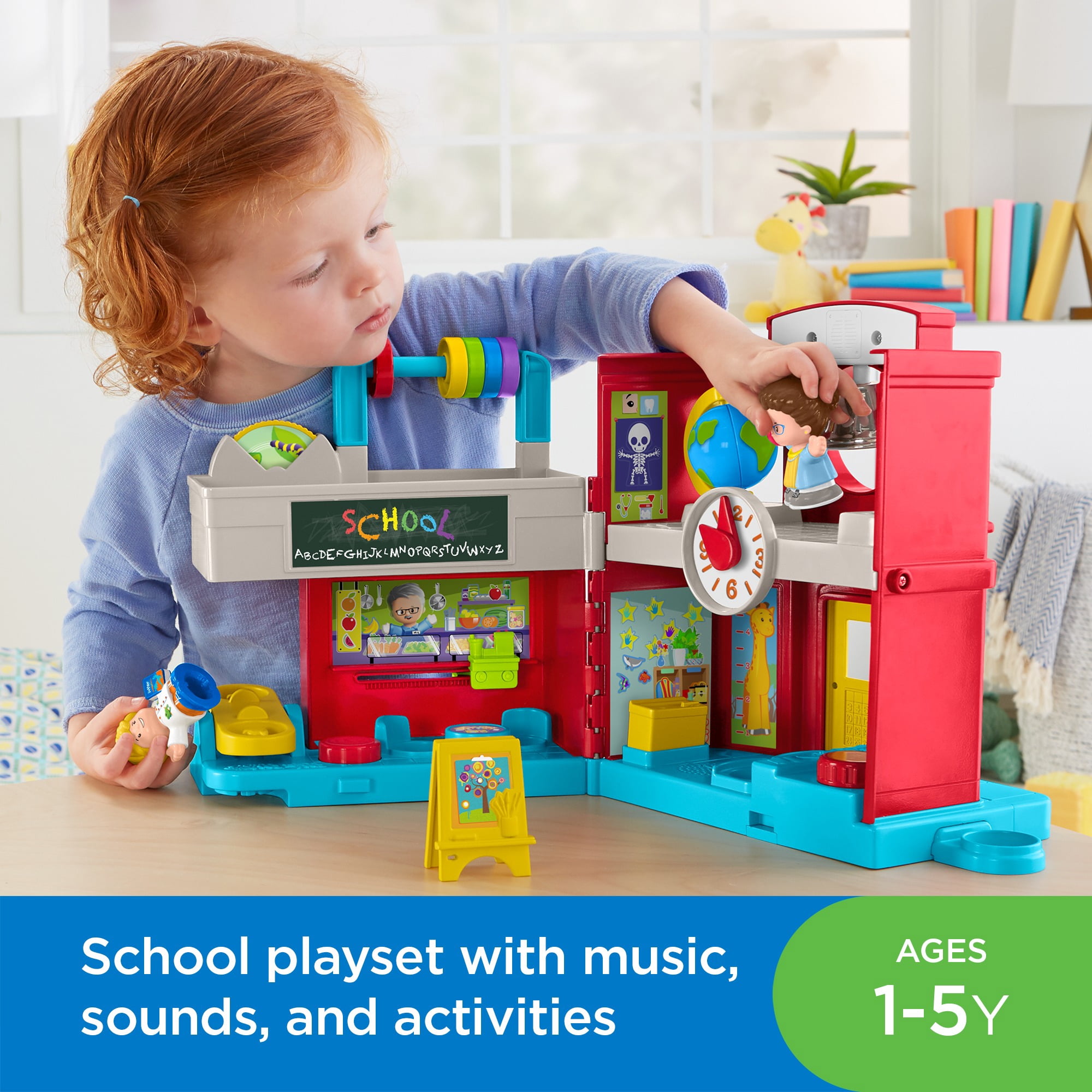 Little People Friendly School Interactive with Music & Sounds Doll 