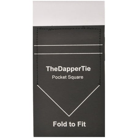 Men's 100% Linen Flat Pre Folded Pocket Square