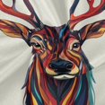 thumbnail image 3 of YAZAOO Round Tablecloth Colorfull Deer Pattern Pattern Tableclothes, 3 of 8