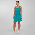 thumbnail image 4 of Women's WEAR by Erin Andrews  Aqua Miami Dolphins Wrap Dress, 4 of 5