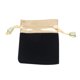 thumbnail image 3 of EeaseMX 10 bolsas con cordón para guardar joyas, organizador de tela, bolsas de regalo pequeñas (negras), 3 of 7