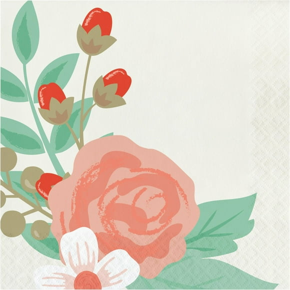 Serviettes Modern Floral 16 ct.
