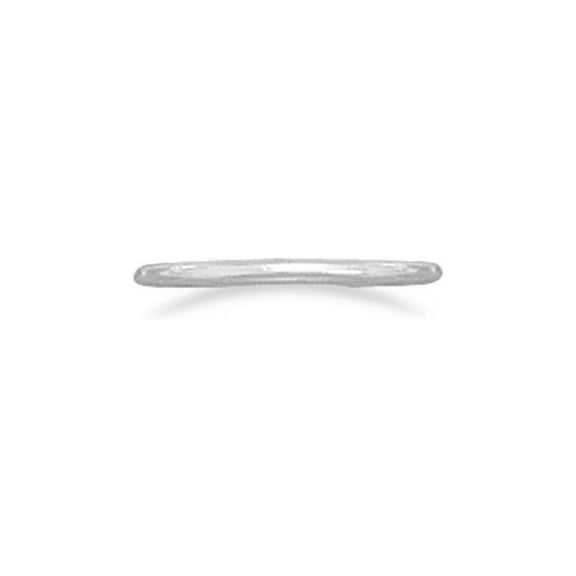 Toe Ring Sterling Silver Thin 1mm Band