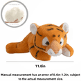 thumbnail image 3 of Almohada de Peluche de Tigre Chuddy, Almohada de Peluche de Animal Suave, Regalo de Peluches para Entusiastas de Animales Salvajes, 3 of 5