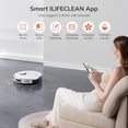 thumbnail image 4 of Robot aspirador y friegasuelos ILIFE A30 Pro, estación de vaciado automático durante 60 días, succión de 5000 Pa, navegación LiDAR, zonas de exclusión, wifi 2.4G/app/Alexa/control remoto, cepillo gir, 4 of 5