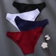 thumbnail image 5 of FINETOO-bragas de algodón M-2XL para mujer, ropa interior Sexy de cintura baja, transpirable, lencería íntima de Color sólido, novedad, 5 of 5