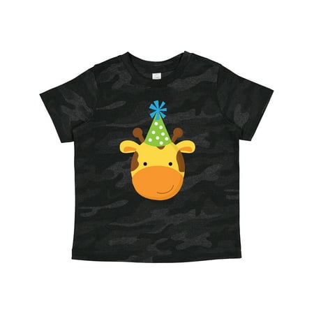 

Inktastic Giraffe Jungle Birthday Gift Toddler Boy or Toddler Girl T-Shirt