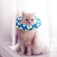 thumbnail image 3 of Collier de Protection pour Animaux de Compagnie, Collier de Récupération pour Chat, Collier Anti-Morsure pour Animal Mignon, Collier Réglable pour Chat, Collier en Coton Doux pour la Cicatrisation des Plaies après une Chirurgie pour Animaux de Compagnie (Jaune), L, 3 of 4