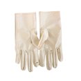 thumbnail image 4 of 5 Pares De Guantes Para Mujeres Muñeca Longitud Completa Mate Dedo Elástico Beige S, 4 of 5