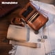 thumbnail image 2 of Monedero Montana West para mujer pequeña con pulsera RFID marrón, 2 of 6
