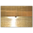 thumbnail image 1 of Picture-Tiles.com: Boat Ceramic Tile Wall Mural WAL500223-64XL. 72"W x 48"H using (24) 12" x 12" Ceramic Tiles-Satin Finish, 1 of 3
