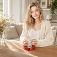 thumbnail image 5 of Handmade Crochet Heat Resistant Cup Mats Tabletop Pads for Hot Drinks Coffee Cups Mugs Bowls Kitchen Dining Room Table Decor , 1Pack Yellow, 5 of 5