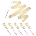 thumbnail image 1 of Uxcell Dance Ribbons, Gymnastics Dance Streamers with Non-Slip Wand Dance Flags Gold Tone, 1 of 7