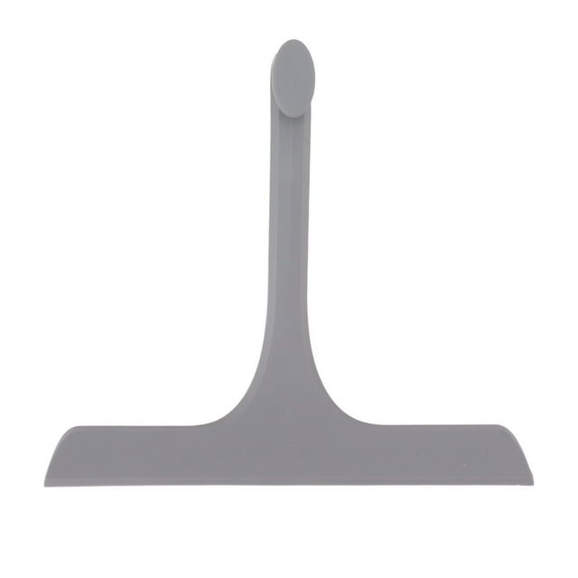 Window Cleaner Squeegee, Glass Wiper Integrated Molding Silicone Brush Head For Restaurant White,Grey,Black