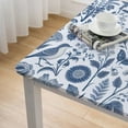 thumbnail image 4 of nygtbtfer Tablecloth Blue White Flower Table Cloth Table Cover for Table Decor,, 4 of 7