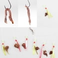 thumbnail image 4 of Yibooy Dry Sandworms Fishing Lures Lifelike Dry Lugworm Sandworms Artificial Sea Worms, 4 of 10