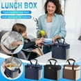 thumbnail image 1 of Ganfancp Bolsa de Almuerzo Bolsa Reutilizable Oficina Escuela Picnic Playa Bolsa de Almuerzo a Prueba de Fugas Liquidación Ventas Hoy Ofertas Prime 1X Bolsa Fiambrera, 1 of 5