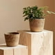 thumbnail image 2 of Straw Weaving Flower Plant Pot Wicker Basket Rattan Flowerpot Storage Basket Handmade Woven Planter, 2 of 5