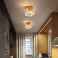 thumbnail image 5 of tzyudk Corridor Lights Balcony Porch Lights Entrance Lights Modern And Crystal Lights Light In The Bedroom Ceiling Lights. Affordable Useful Gold Iron, 5 of 6