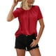 thumbnail image 3 of Camiseta suelta mujer Minnieouse Estilo casual Ropa de verano Rojo XXL, 3 of 6
