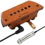 Best Acoustic Guitar Pickups - Donner Acoustic Guitar Pickup Active Mahogany Soundhole Pickup Review 