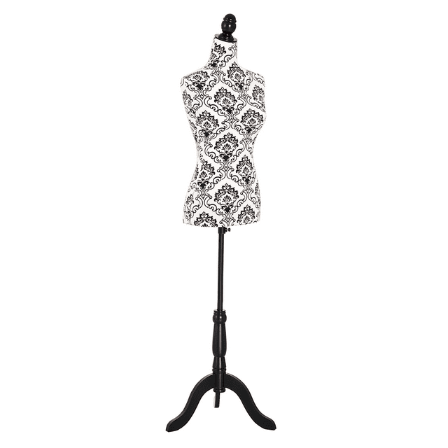 CoSoTower Adjustable Female Dress Form Fashion Mannequin Torso Clothes Display Dressmaker Stand with Base