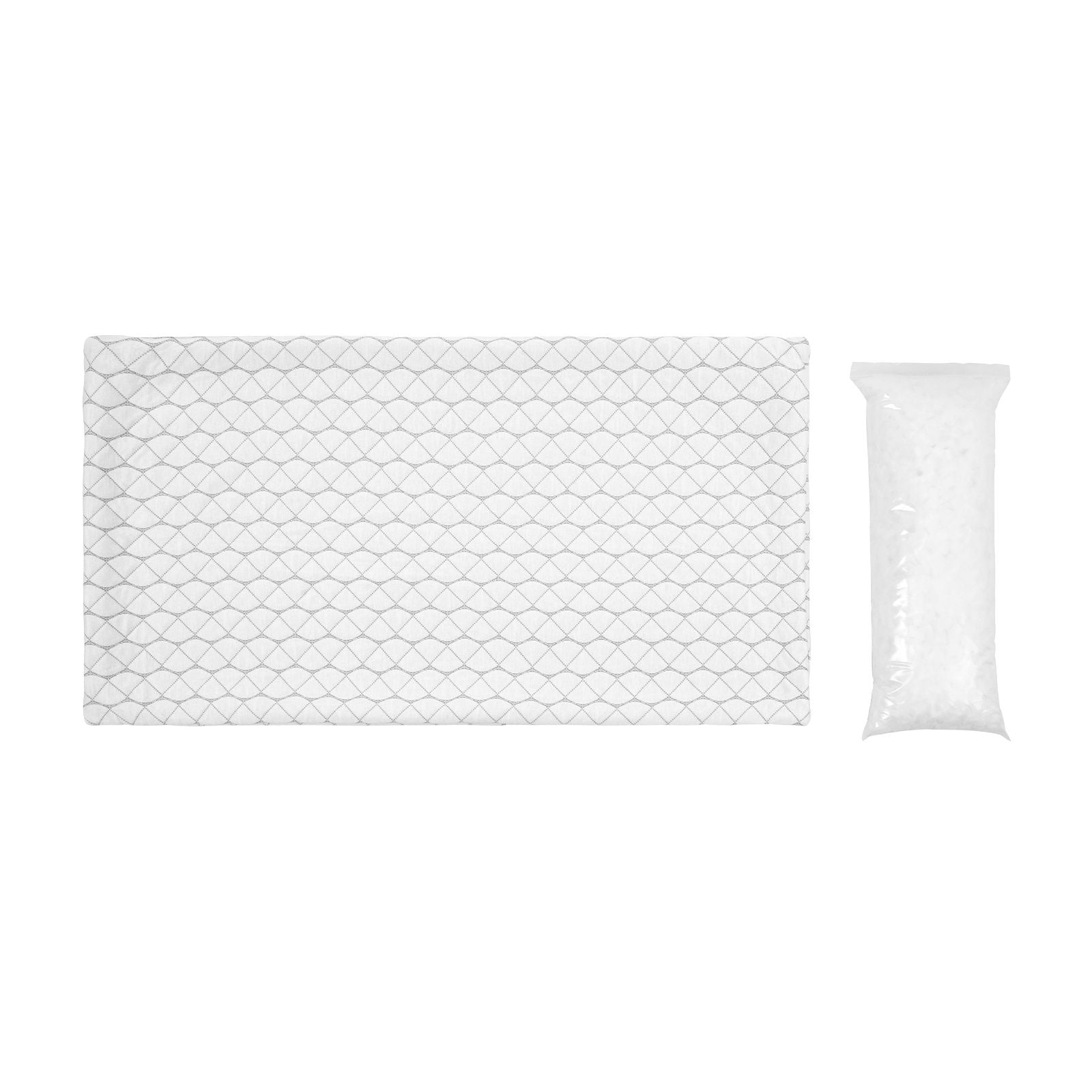 Queen Size Adjustable Memory Foam Pillow with Extra 0.5 lbs Filling for Neck Support Sleep